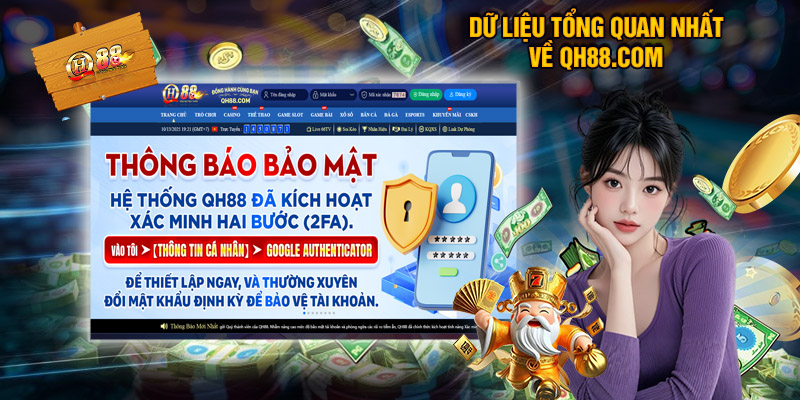 Thông báo Google Authenticator của QH88